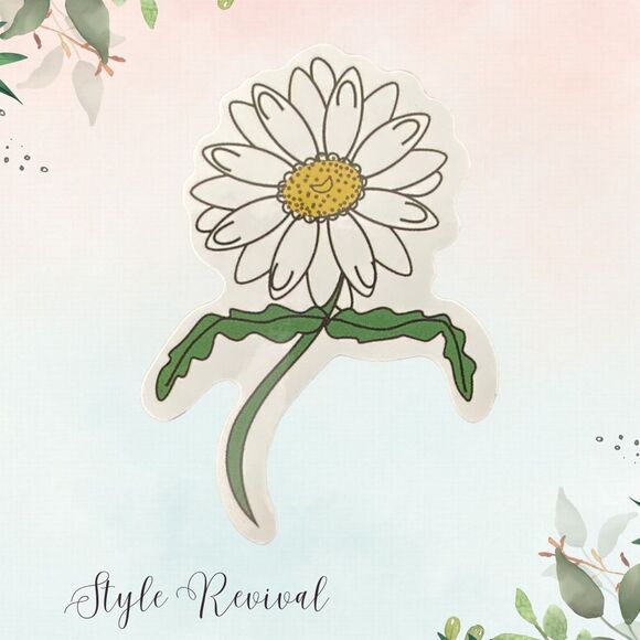 🎉 10/$10 Stickers - Adorable Daisy - Waterproof Reusable Sticker Slogan Decals - Picture 2 of 2